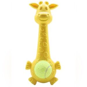 Giraffe Dog Chew Toy, Interactive! 3-1, Chew Toy, tennis ball, slow feeder. NWT